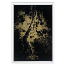 Load image into Gallery viewer, Golden Khartoum Map