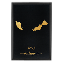 Load image into Gallery viewer, Gold Malaysia Map