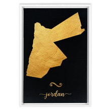Load image into Gallery viewer, Gold Jordan Map
