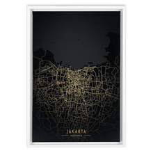 Load image into Gallery viewer, Golden Jakarta Map