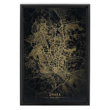 Load image into Gallery viewer, Golden Dhaka Map