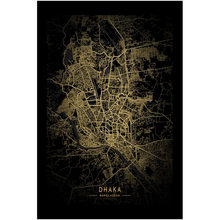 Load image into Gallery viewer, Golden Dhaka Map