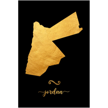 Load image into Gallery viewer, Gold Jordan Map