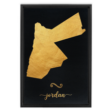 Load image into Gallery viewer, Gold Jordan Map