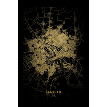 Load image into Gallery viewer, Golden Baghdad Map