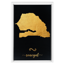 Load image into Gallery viewer, Gold Senegal Map