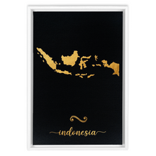 Load image into Gallery viewer, Gold Indonesia Map