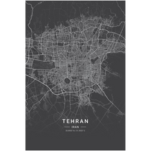 Load image into Gallery viewer, Tehran Map