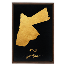 Load image into Gallery viewer, Gold Jordan Map