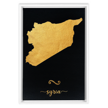 Load image into Gallery viewer, Gold Syria Map