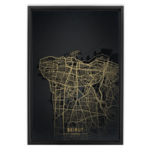 Load image into Gallery viewer, Golden Beirut Map