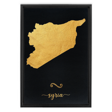Load image into Gallery viewer, Gold Syria Map