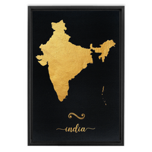 Load image into Gallery viewer, Gold India Map