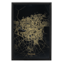 Load image into Gallery viewer, Golden Tehran Map