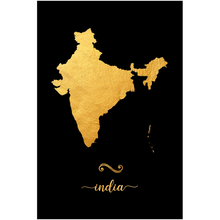 Load image into Gallery viewer, Gold India Map