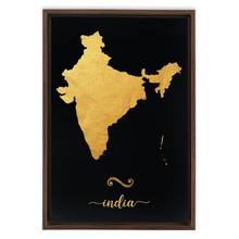 Load image into Gallery viewer, Gold India Map