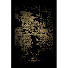 Load image into Gallery viewer, Golden Kabul Map