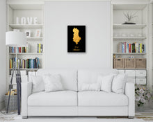 Load image into Gallery viewer, Gold Albania Map