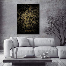 Load image into Gallery viewer, Golden Damascus Map
