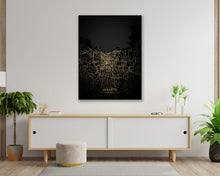 Load image into Gallery viewer, Golden Jakarta Map