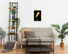 Load image into Gallery viewer, Gold Lebanon Map