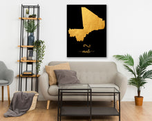 Load image into Gallery viewer, Gold Mali Map