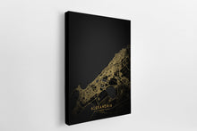 Load image into Gallery viewer, Golden Alexandria Map