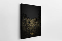 Load image into Gallery viewer, Golden Jakarta Map