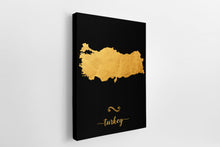 Load image into Gallery viewer, Gold Turkey Map