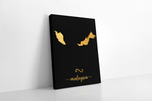 Load image into Gallery viewer, Gold Malaysia Map