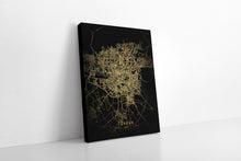Load image into Gallery viewer, Golden Tehran Map