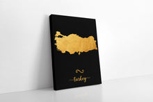 Load image into Gallery viewer, Gold Turkey Map