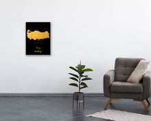 Load image into Gallery viewer, Gold Turkey Map