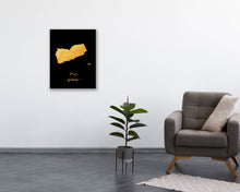 Load image into Gallery viewer, Gold Yemen Map