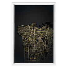 Load image into Gallery viewer, Golden Beirut Map