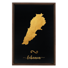 Load image into Gallery viewer, Gold Lebanon Map
