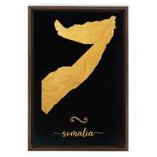 Load image into Gallery viewer, Gold Somalia Map