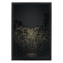 Load image into Gallery viewer, Golden Jakarta Map