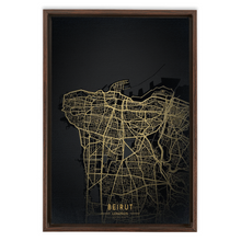 Load image into Gallery viewer, Golden Beirut Map