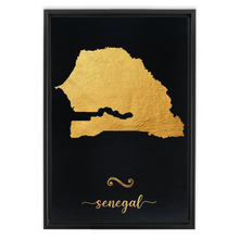 Load image into Gallery viewer, Gold Senegal Map