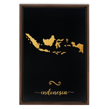 Load image into Gallery viewer, Gold Indonesia Map