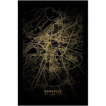Load image into Gallery viewer, Golden Damascus Map