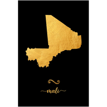 Load image into Gallery viewer, Gold Mali Map