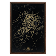 Load image into Gallery viewer, Golden Lahore Map