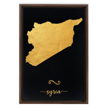 Load image into Gallery viewer, Gold Syria Map