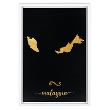 Load image into Gallery viewer, Gold Malaysia Map