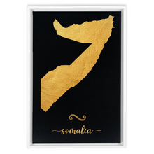 Load image into Gallery viewer, Gold Somalia Map