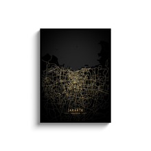 Load image into Gallery viewer, Golden Jakarta Map
