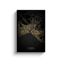 Load image into Gallery viewer, Golden Istanbul Map