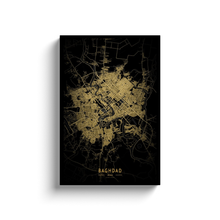 Load image into Gallery viewer, Golden Baghdad Map